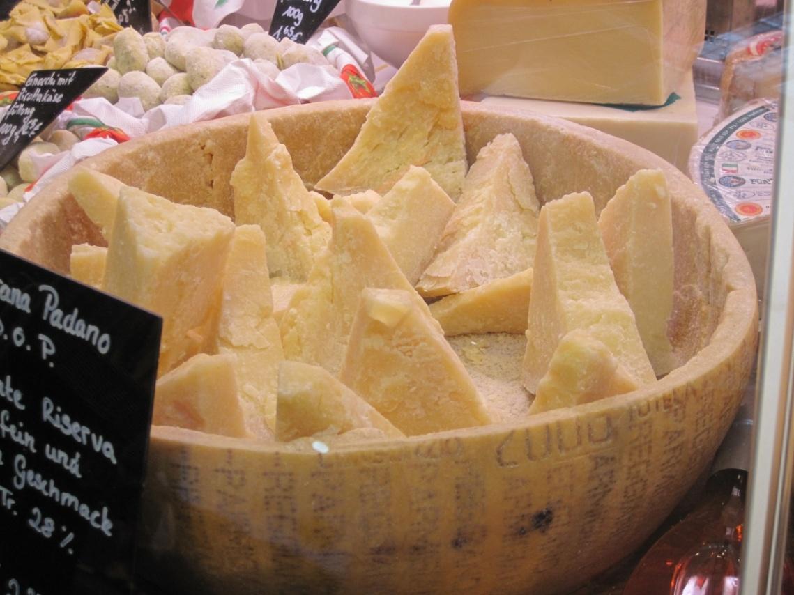 Production of Parmigiano