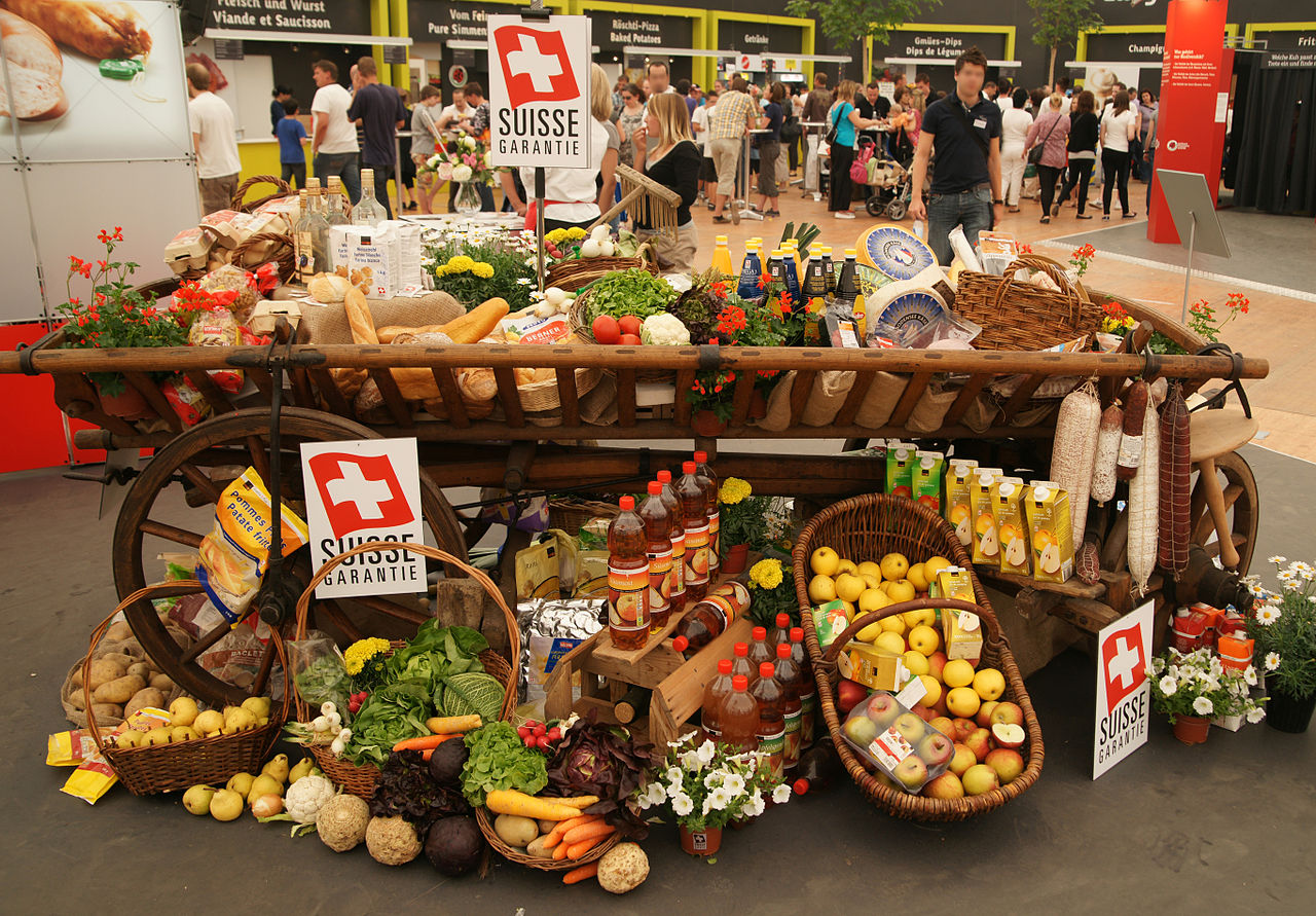 Swiss delicacies market