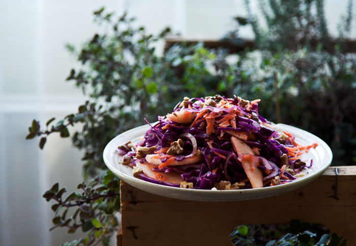 Swiss salad Sweet and sour red cabbage