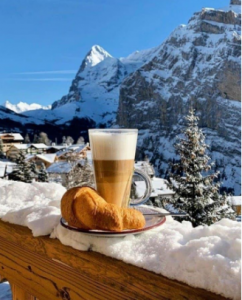 Swiss hot drinks for cold winter days